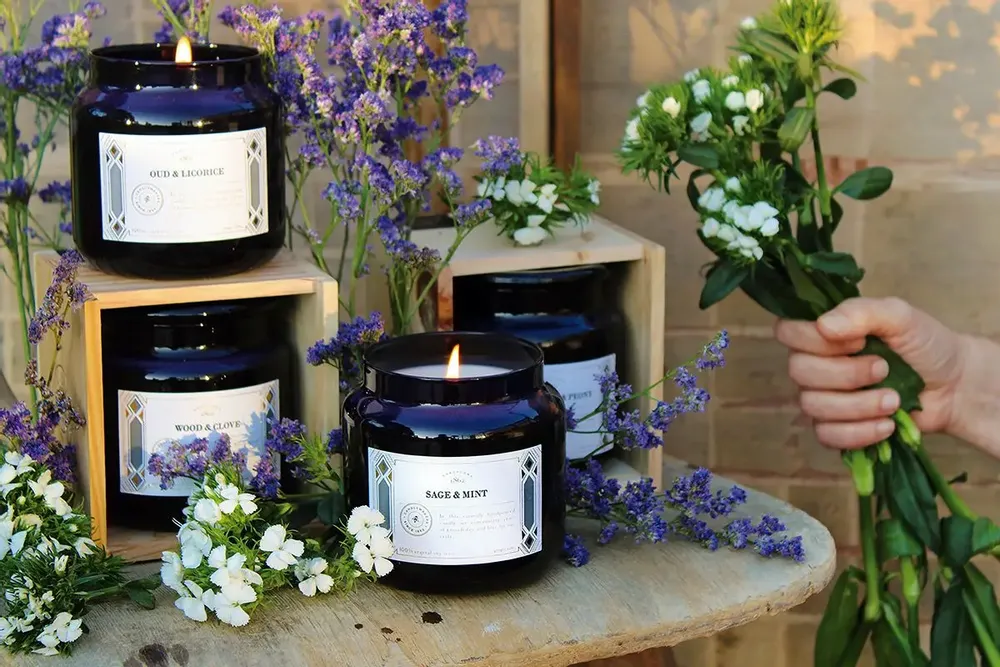 Candles - APOTHECARY SAGE & MINT COLLECTION - CERABELLA SL