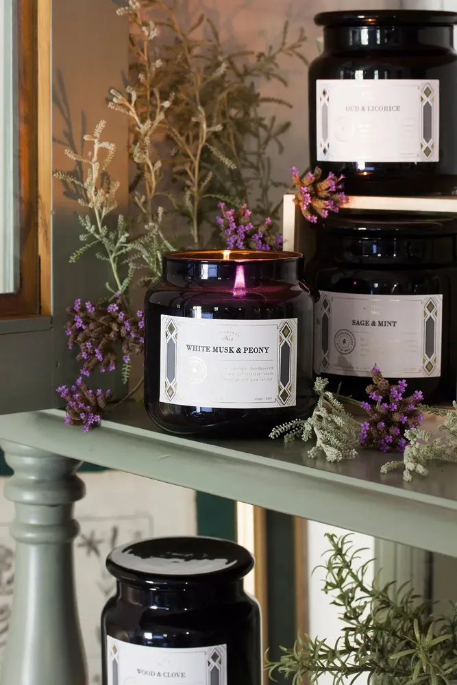 Candles - APOTHECARY SAGE & MINT COLLECTION - CERABELLA SL