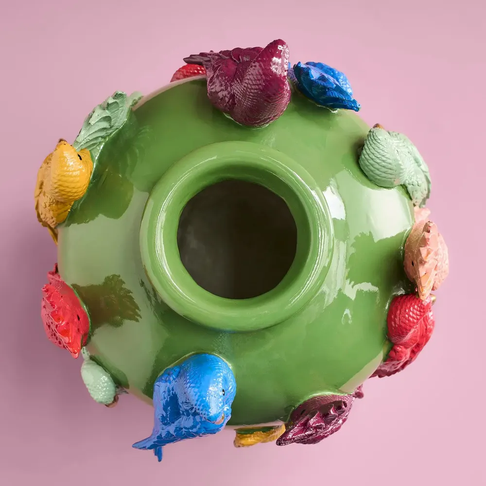 Vases - Vase with parrots - WERNS