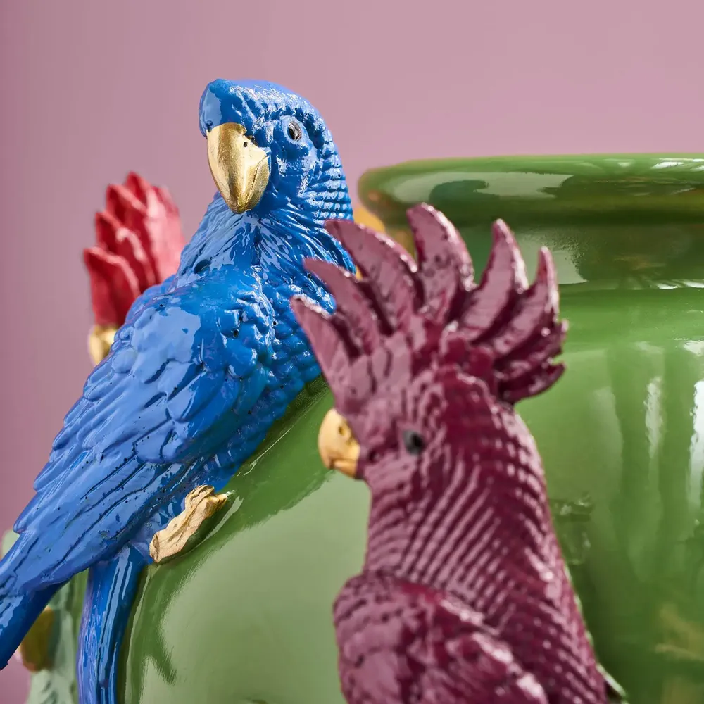 Vases - Vase with parrots - WERNS
