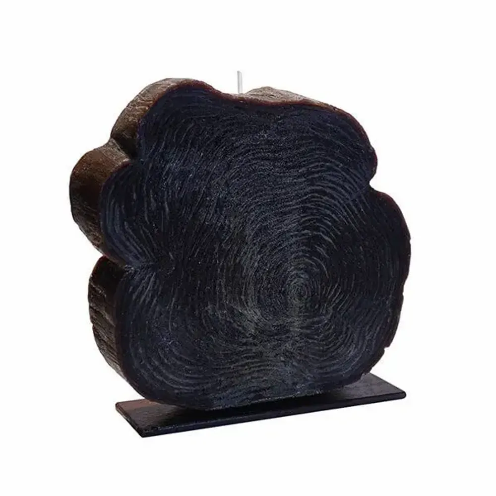 Bougies - FOREST ESSENCE CEDAR WOOD CANDLE AND SUPPORT SET - CERABELLA SL