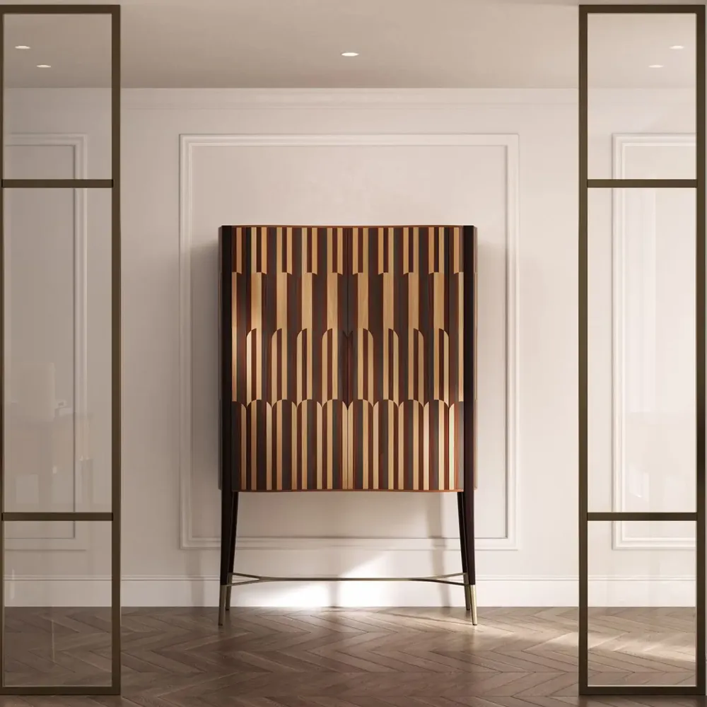 Storage boxes - Caleido bar cabinet - BIANCHINI ATELIER