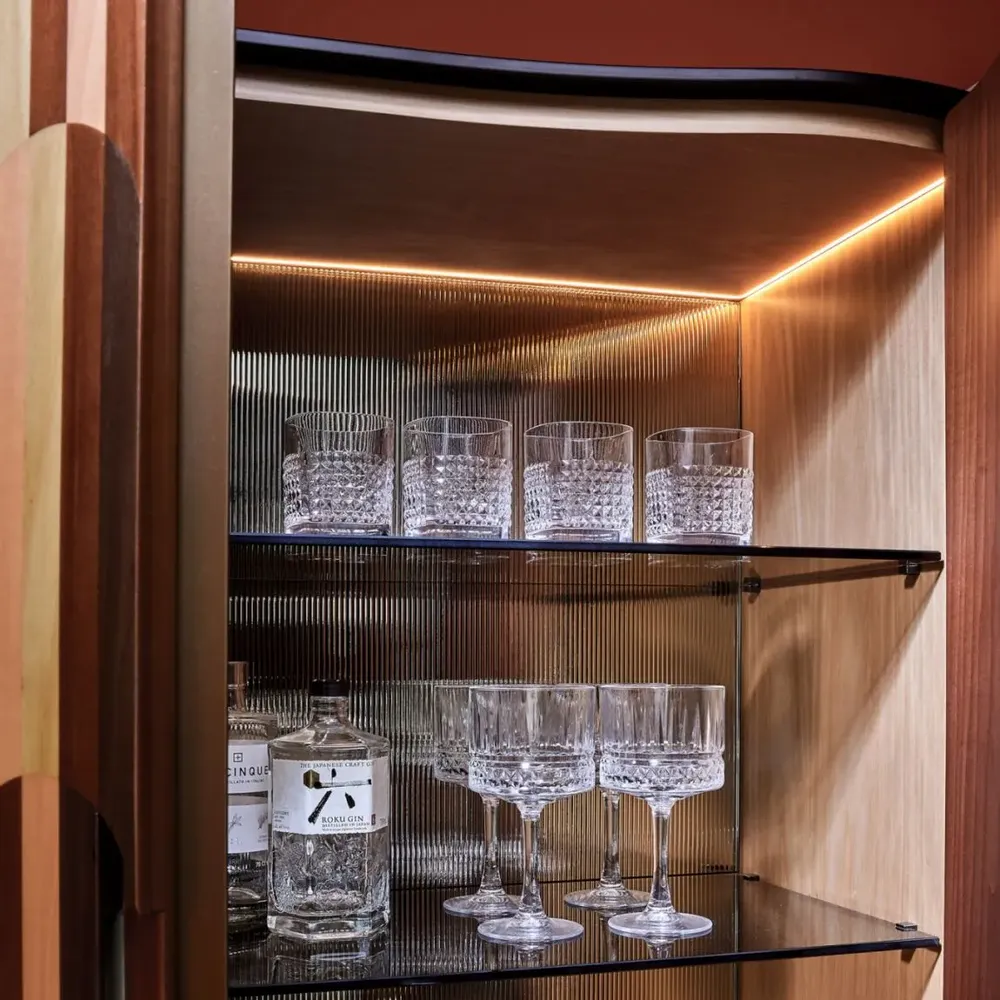 Storage boxes - Caleido bar cabinet - BIANCHINI ATELIER