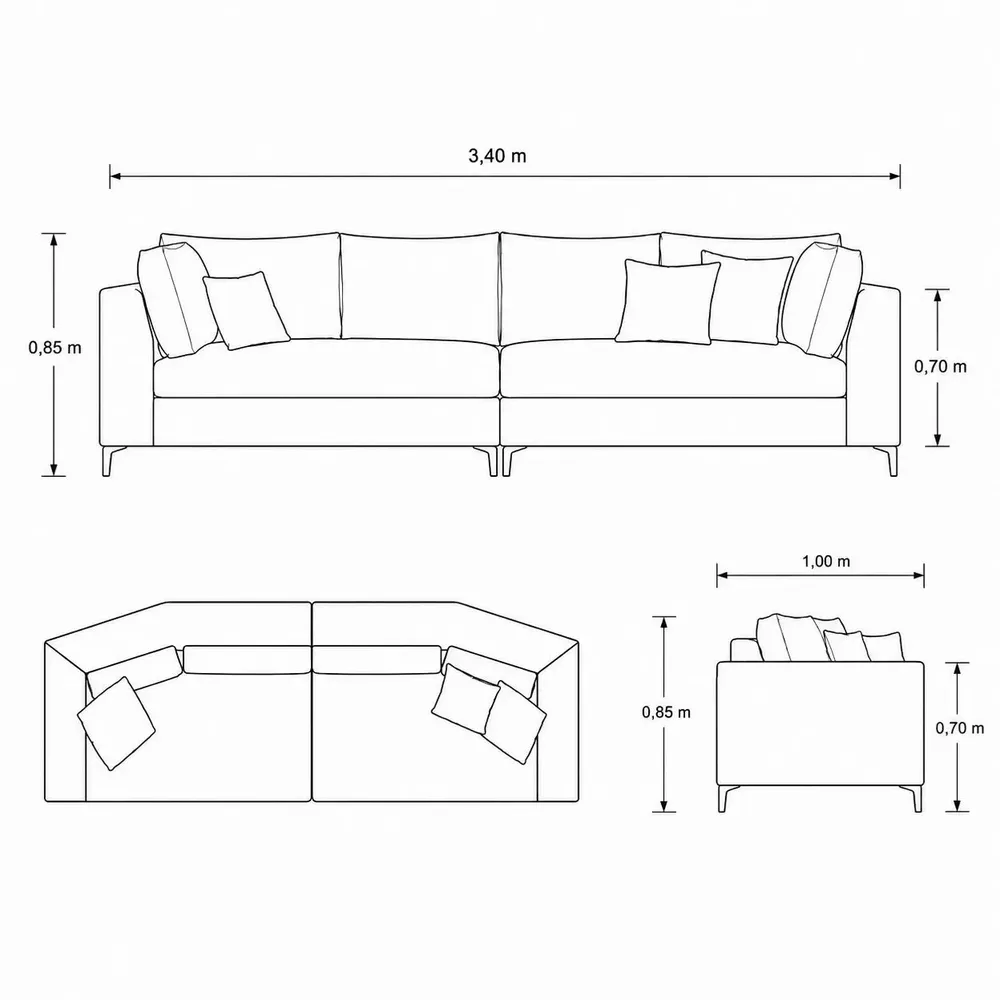 Sofas - OTIS sofa - EMPREINTE DU TEMPS