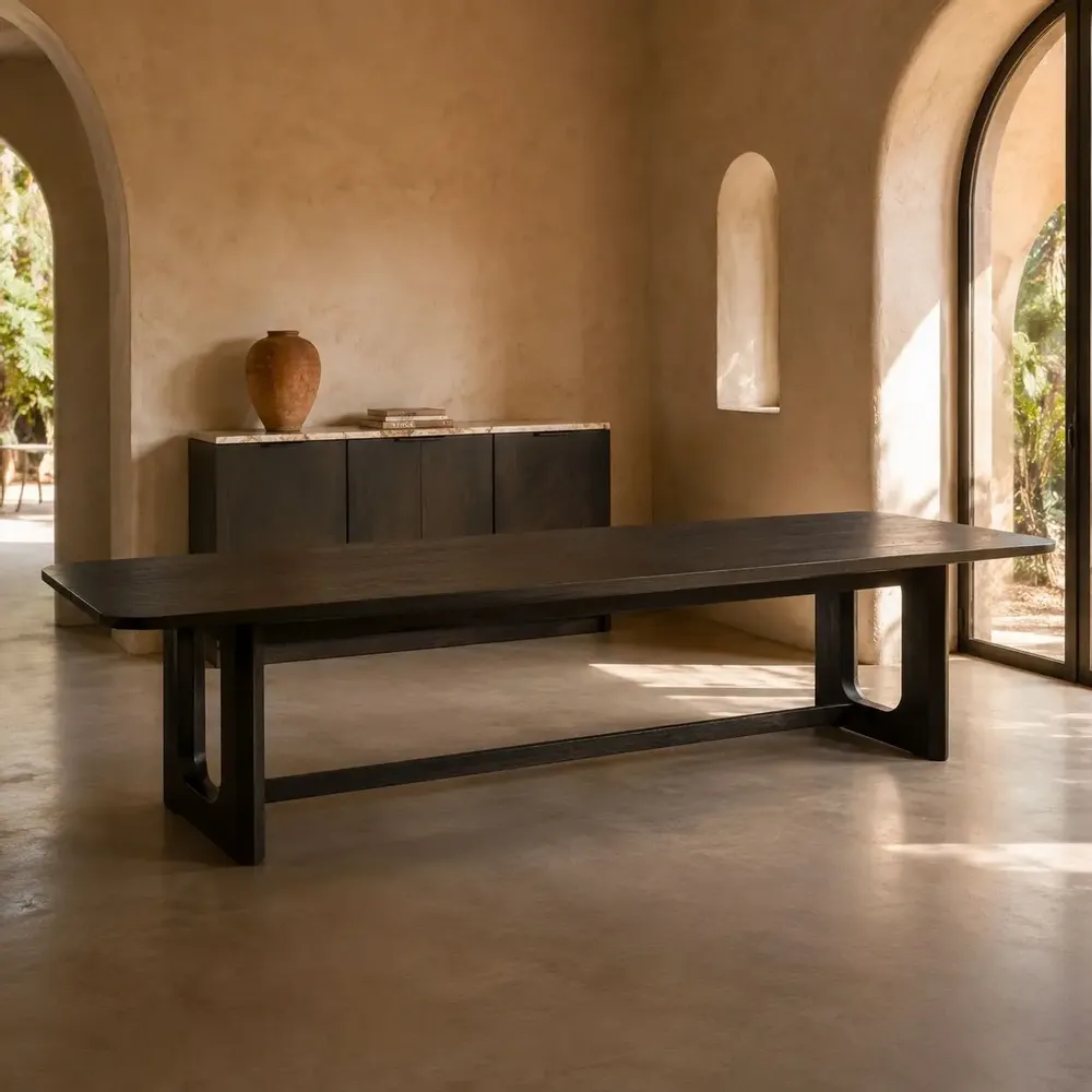 Tables Salle à Manger - Table de repas Sydney en 240cm - EMPREINTE DU TEMPS