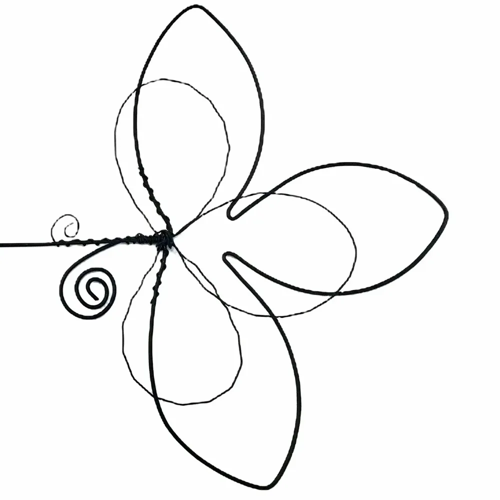 Other wall decoration - Fleur de Lys - "Love" - ​​Wire wall decoration - BIJOUX DE MUR