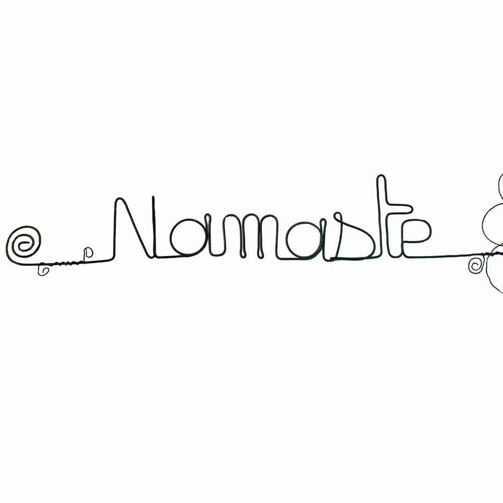 Other wall decoration - Daisy Flower - "Namaste" - Iron Wall Decor - BIJOUX DE MUR