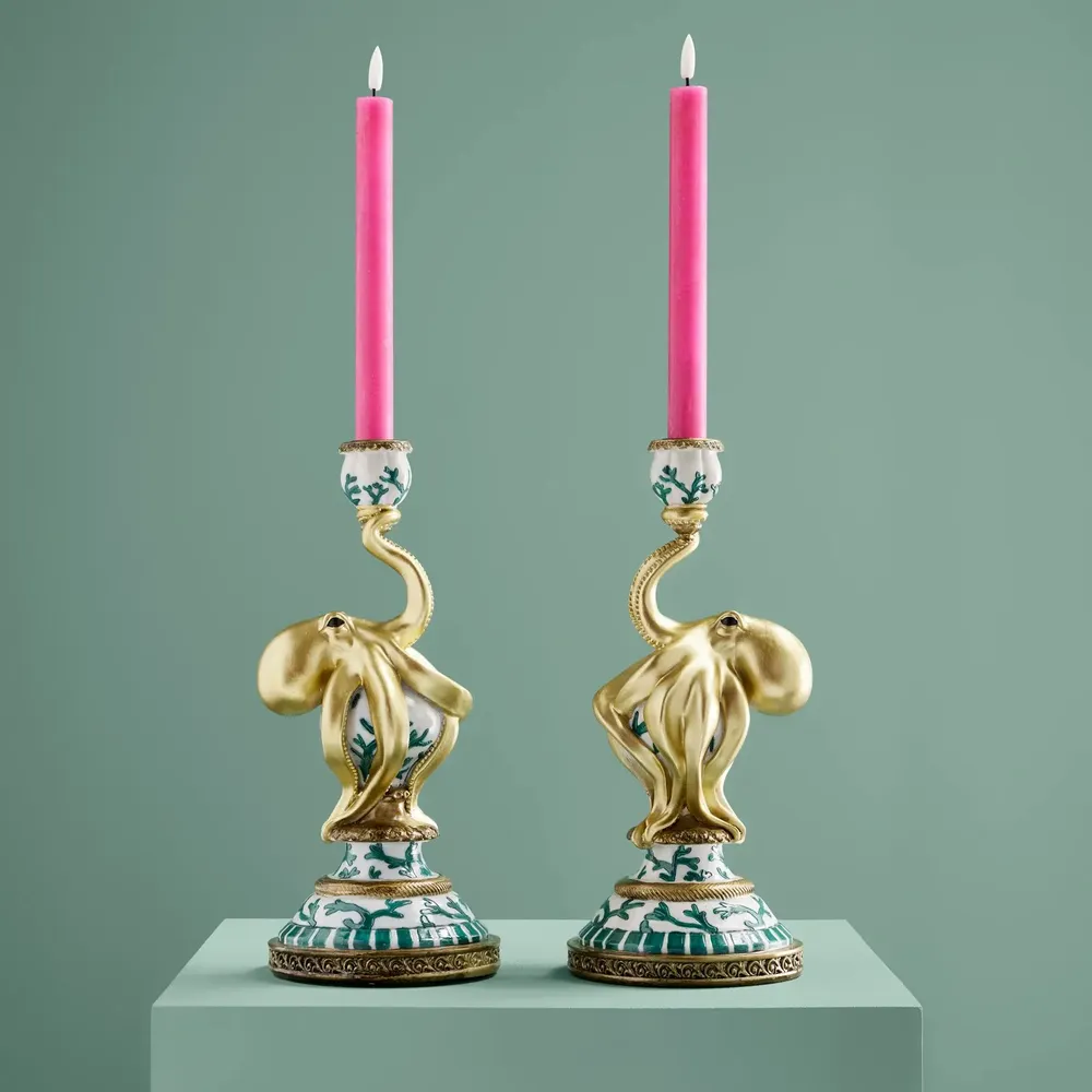 Decorative objects - Candle holder Otto Octopus - WERNS