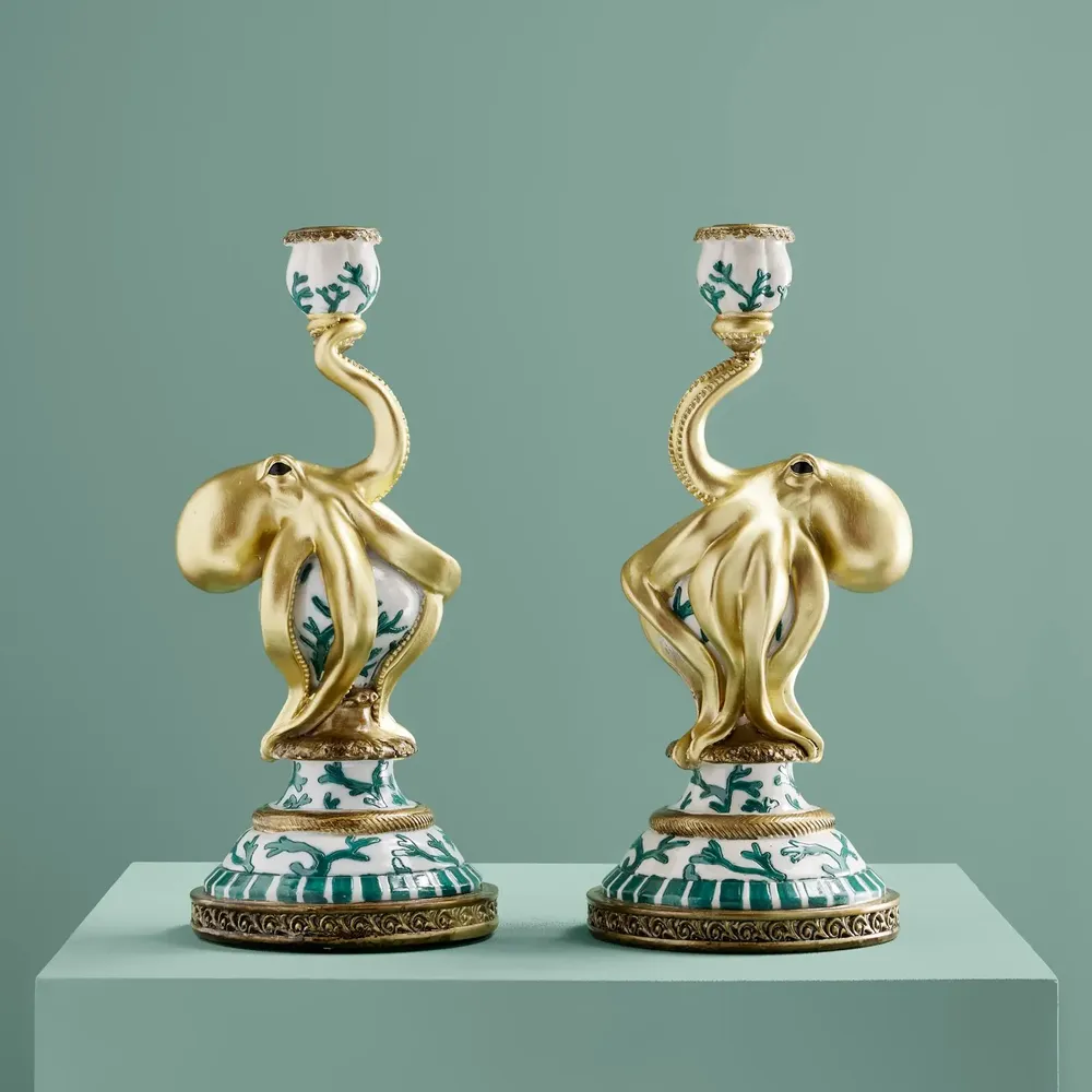 Decorative objects - Candle holder Otto Octopus - WERNS