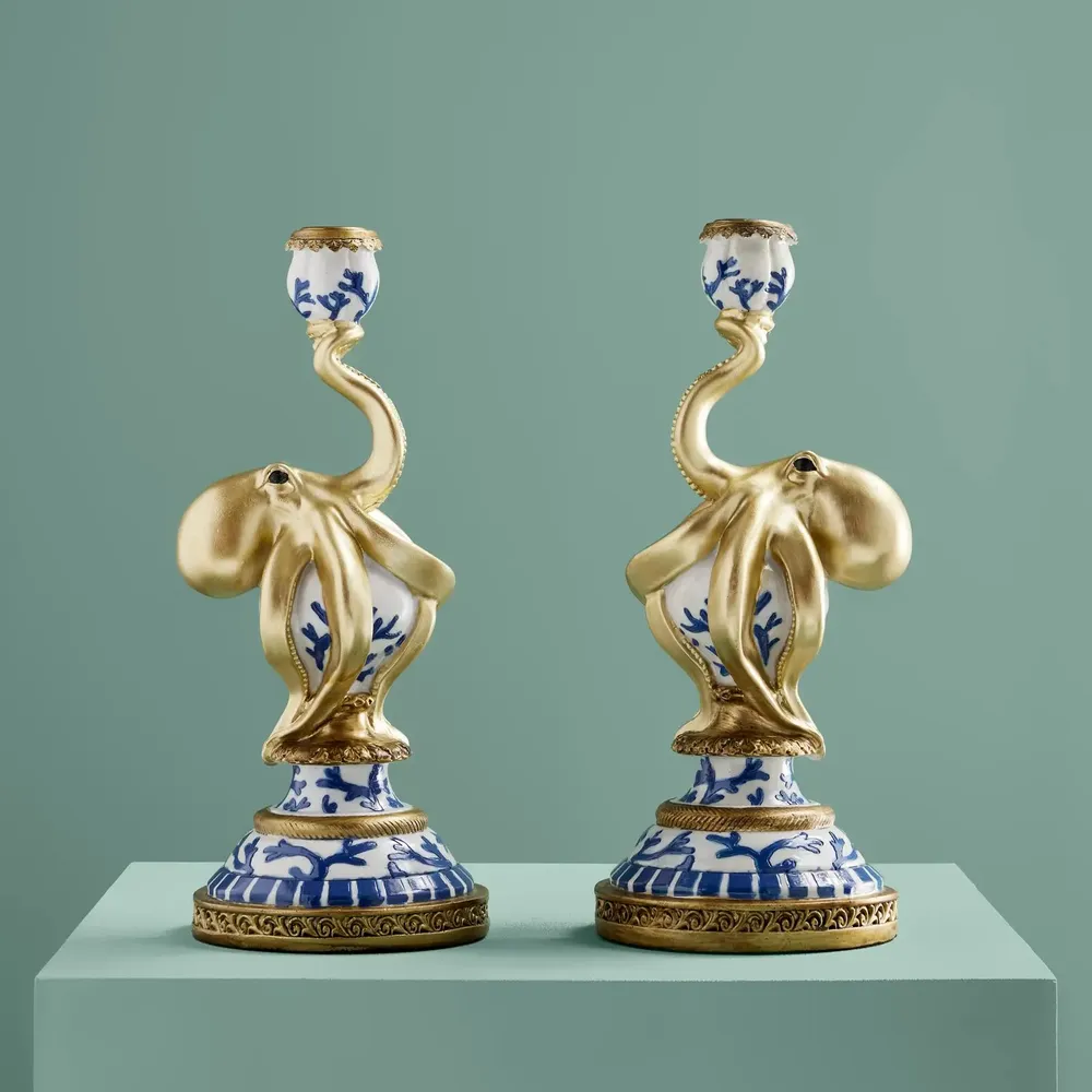 Decorative objects - Candle holder Otto Octopus - WERNS