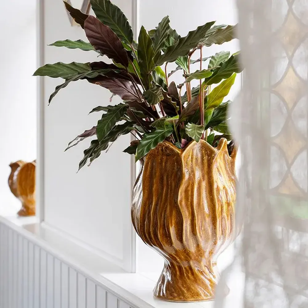 Décorations florales - Pot de fleurs en grès - MADAM STOLTZ