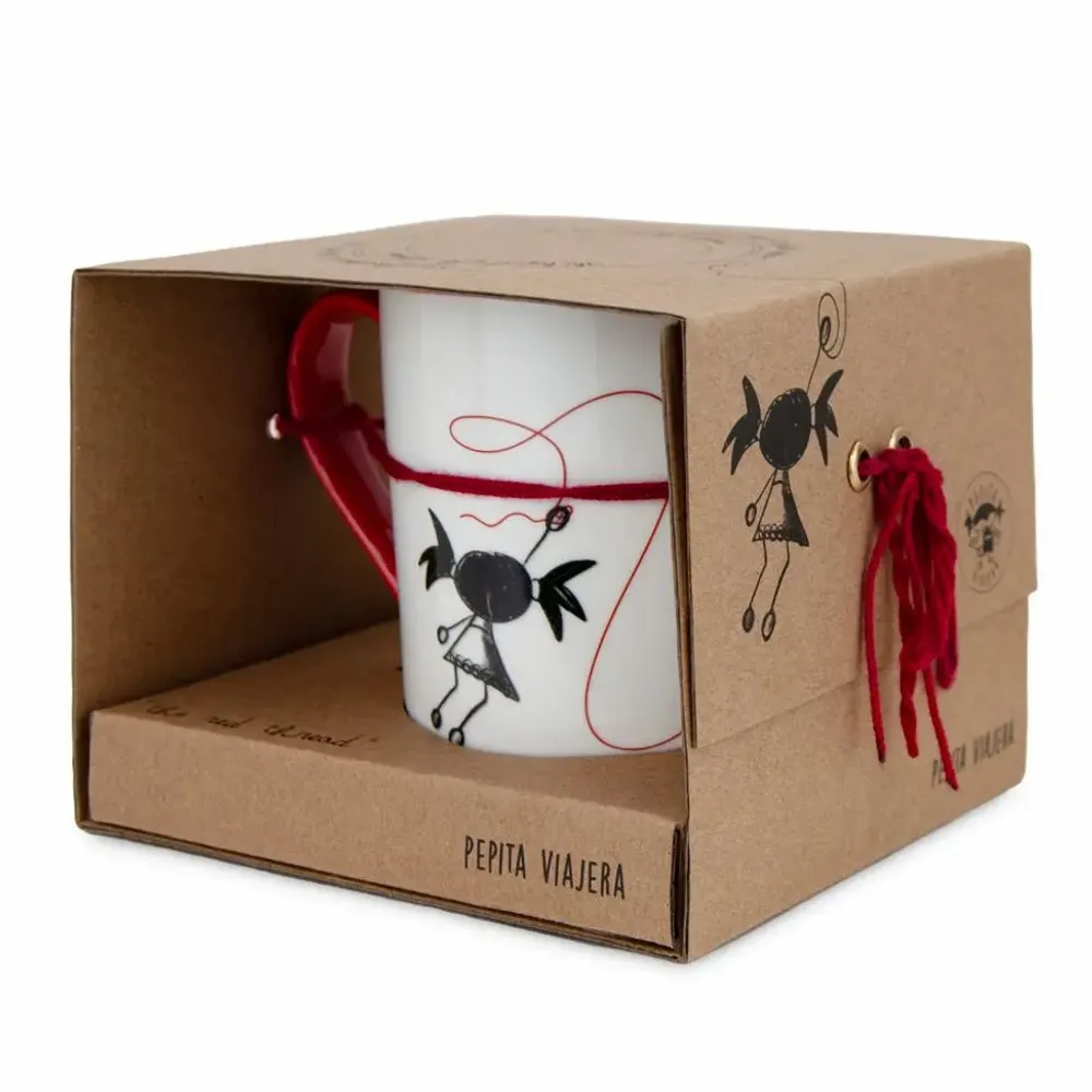 Mugs - Red Thread Legend Mug – English Version - PEPITA VIAJERA
