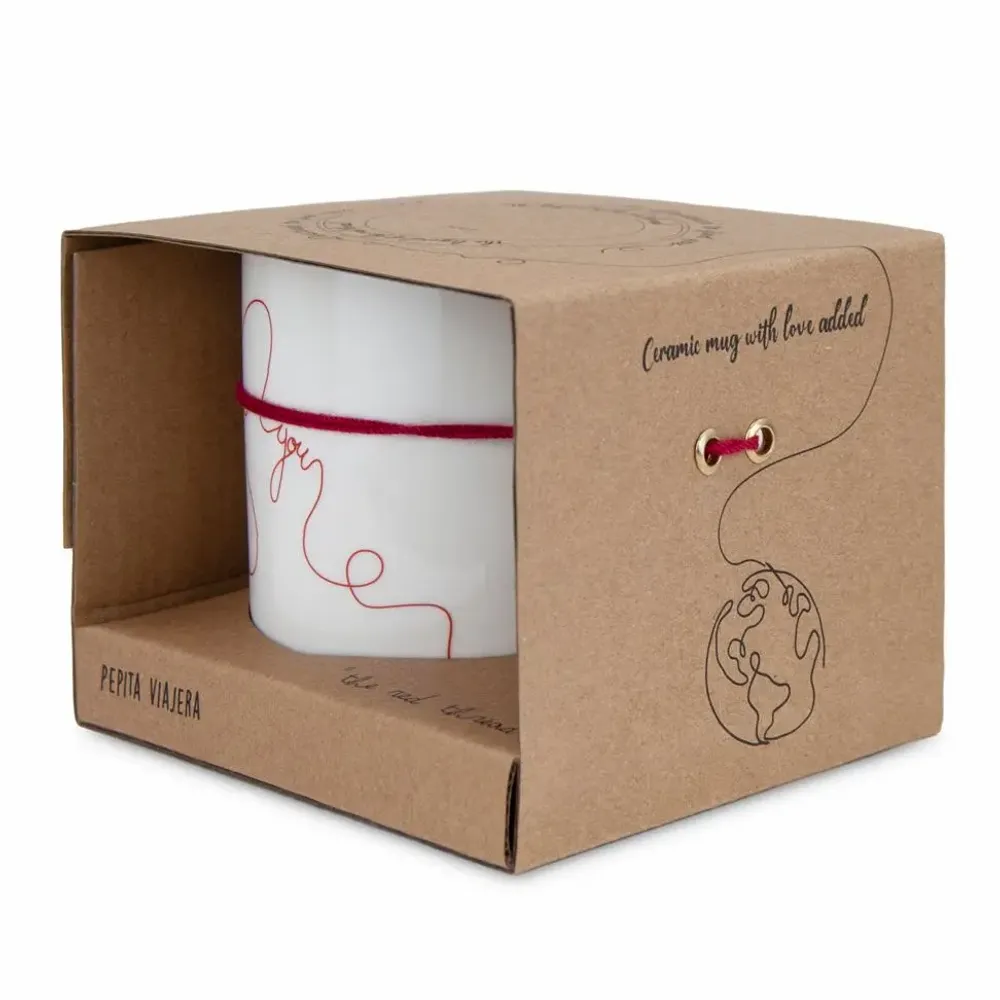 Mugs - Red Thread Legend Mug – English Version - PEPITA VIAJERA