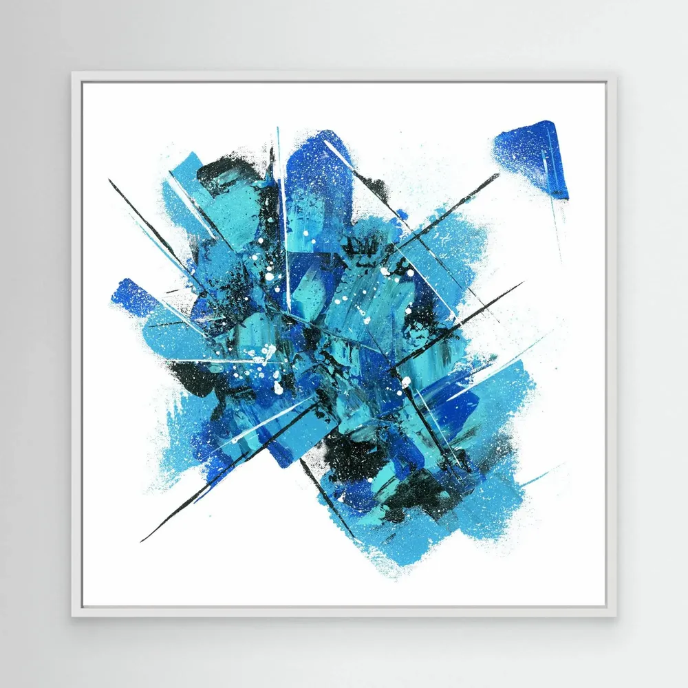 Affiches - Affiche Azur French Riviera - AMANDINE REALE CREATIVE ARTIST