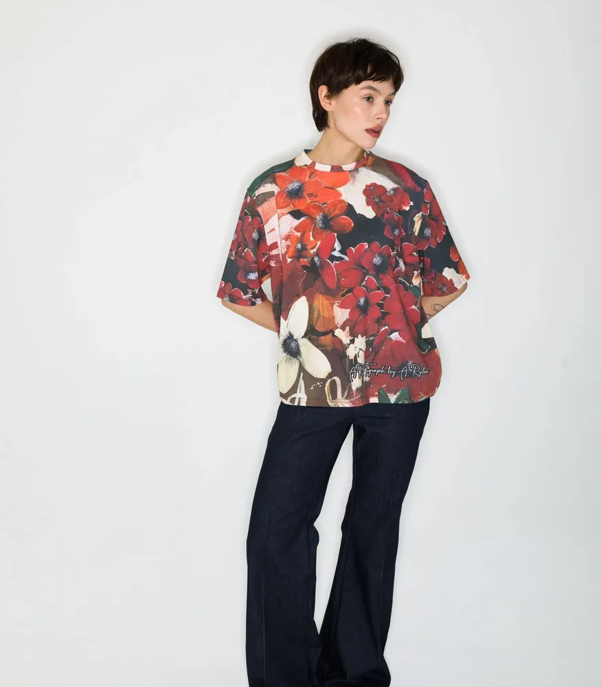 Prêt-à-porter - T-shirt d'art imprimé sur toute la surface Exotic Garden - MARALETTO