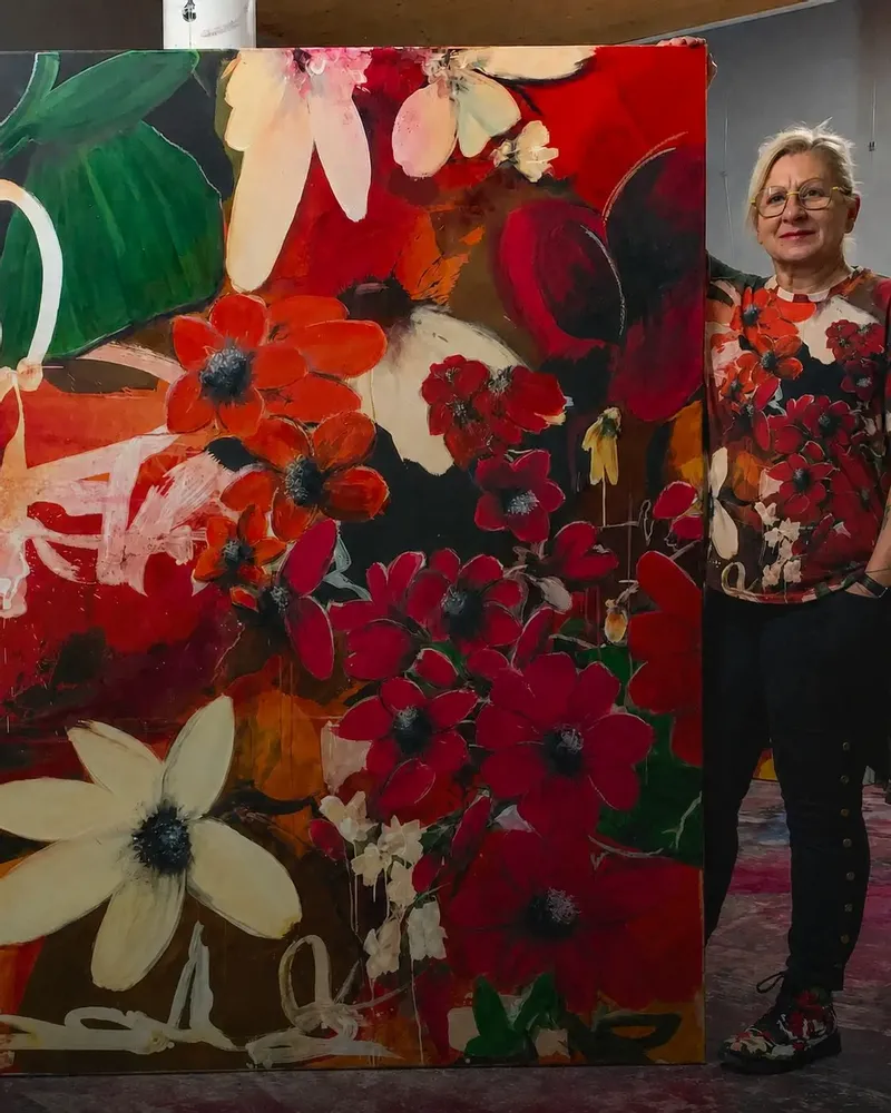 Prêt-à-porter - T-shirt d'art imprimé sur toute la surface Exotic Garden - MARALETTO