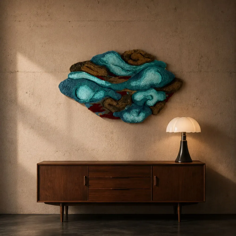 Other caperts - WALL CARPET, UNIQUE PIECE, MATERIA PRIMA III - ATELIER SAGRADO