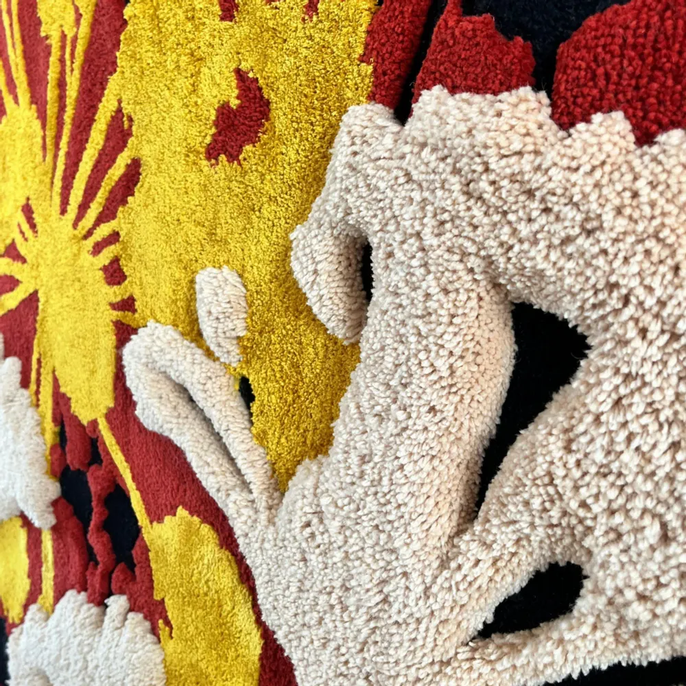 Autres tapis - TAPIS MURAL, TAPISSERIE, PIECE UNIQUE , MEMENTO II. - ATELIER SAGRADO