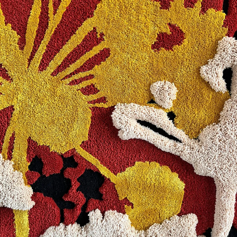 Autres tapis - TAPIS MURAL, TAPISSERIE, PIECE UNIQUE , MEMENTO II. - ATELIER SAGRADO