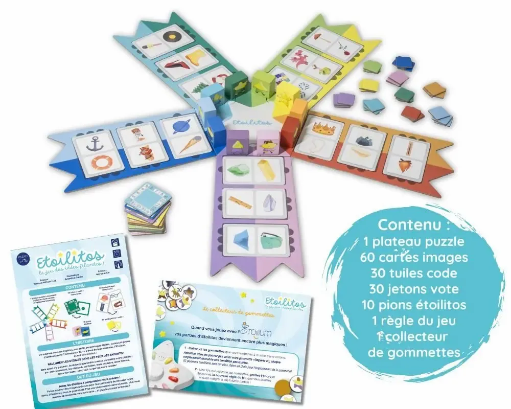 Children's games - Etoilitos, le jeu des idées filantes - ETOILIUM