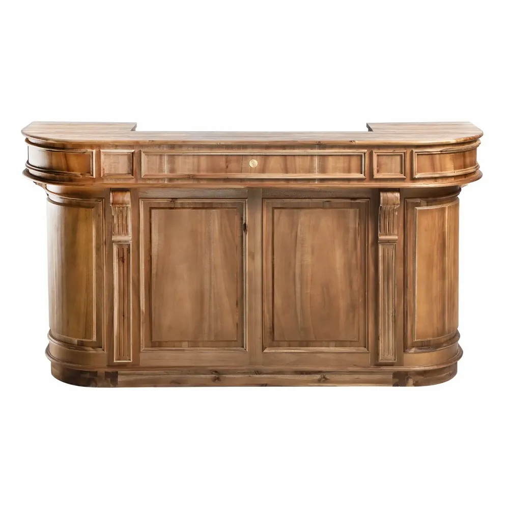Sideboards - Estaminet old wood counter - SIGNATURE MOBILIER ET DÉCORATION