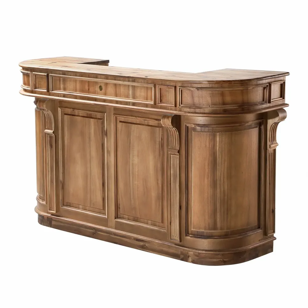 Sideboards - Estaminet old wood counter - SIGNATURE MOBILIER ET DÉCORATION