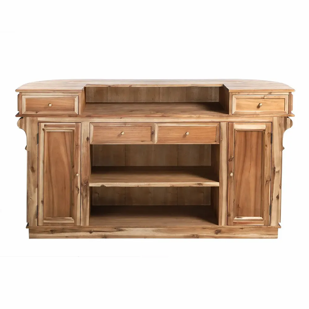 Sideboards - Estaminet old wood counter - SIGNATURE MOBILIER ET DÉCORATION