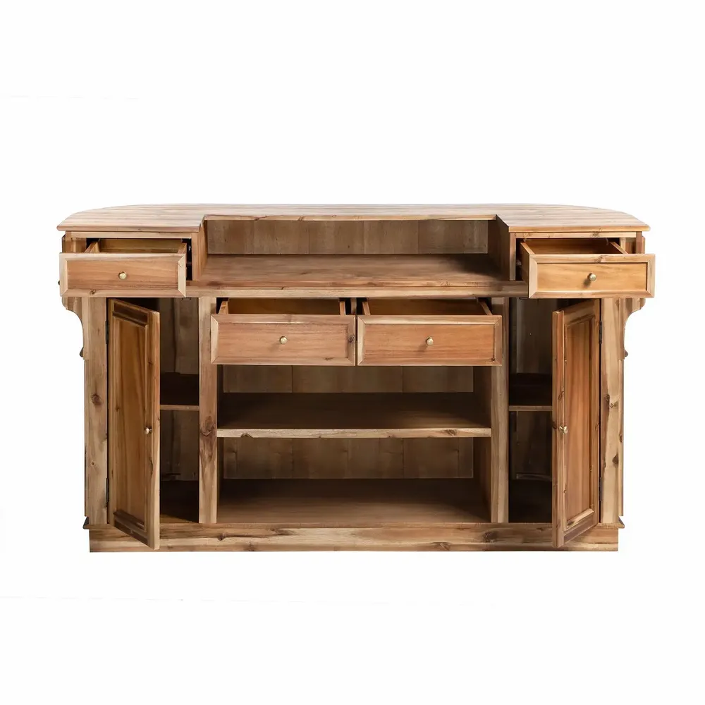 Sideboards - Estaminet old wood counter - SIGNATURE MOBILIER ET DÉCORATION