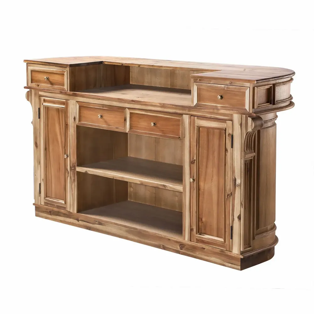 Sideboards - Estaminet old wood counter - SIGNATURE MOBILIER ET DÉCORATION