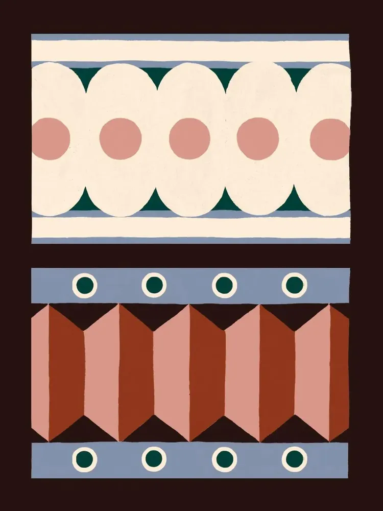 Wallpaper - Mona | Wall Border - MAMACORP