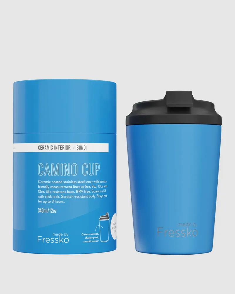 Mugs - Camino 12oz, Reusable Ceramic Cup - MADE BY FRESSKO
