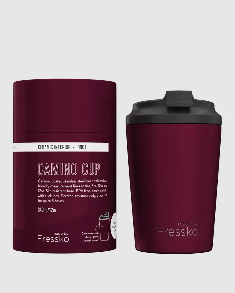 Mugs - Camino 12oz, Reusable Ceramic Cup - MADE BY FRESSKO