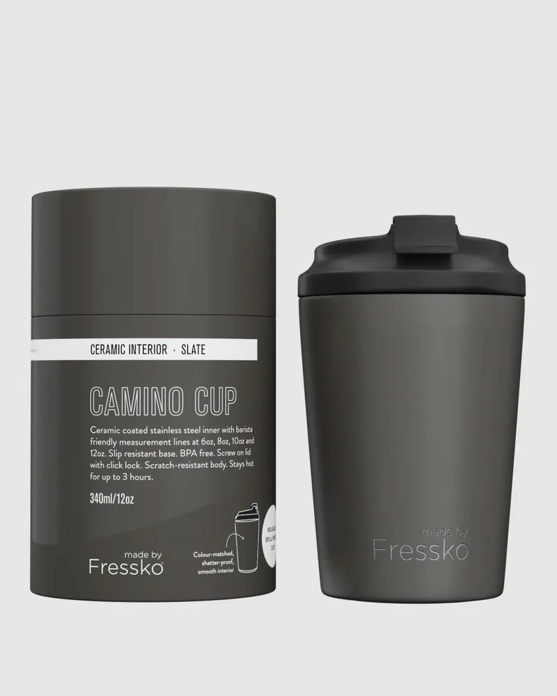 Mugs - Camino 12oz, Reusable Ceramic Cup - MADE BY FRESSKO
