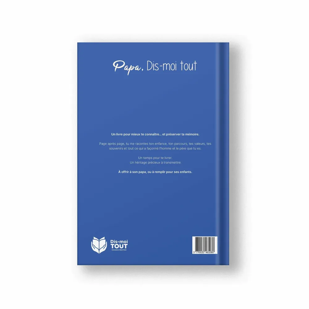 Gifts - Dad, Tell Me Everything Gift Book - 2026 Edition - DIS-MOI TOUT