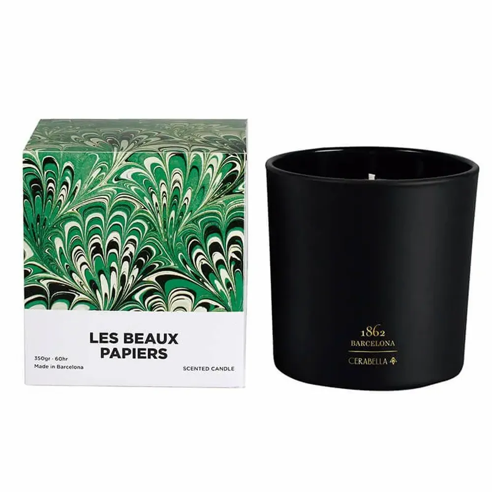 Candles - LES BEAUX PAPIERS WHEN LOVE IS GREEN COLLECTION - CERABELLA SL