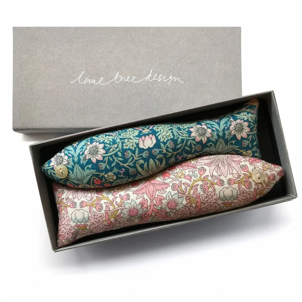 Parfums d'intérieur - Boîte de 2 poissons en coton à la lavande - William Tell - LIME TREE DESIGN