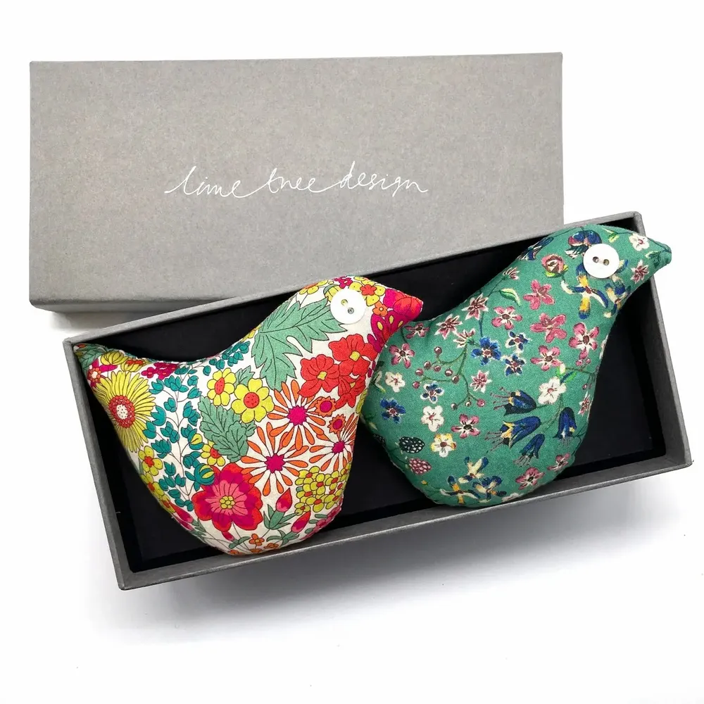 Home fragrances - Box of 2 Cotton Lavender Birds - Chicken Licken - LIME TREE DESIGN