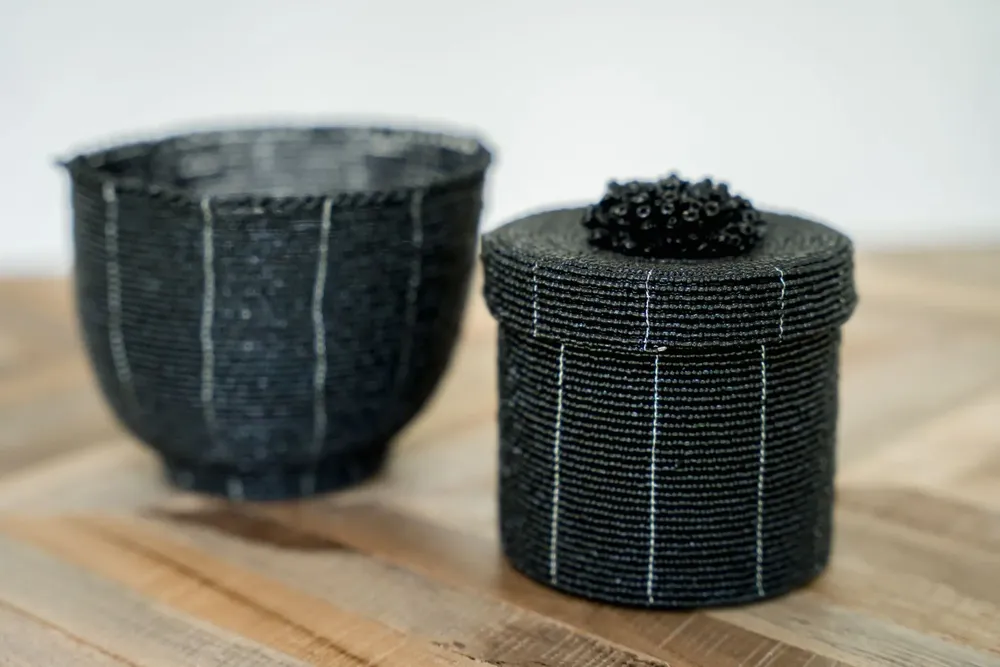 Coffrets et boîtes - Le Boîte Cadeau En Perles - Noir - BAZAR BIZAR LIVING