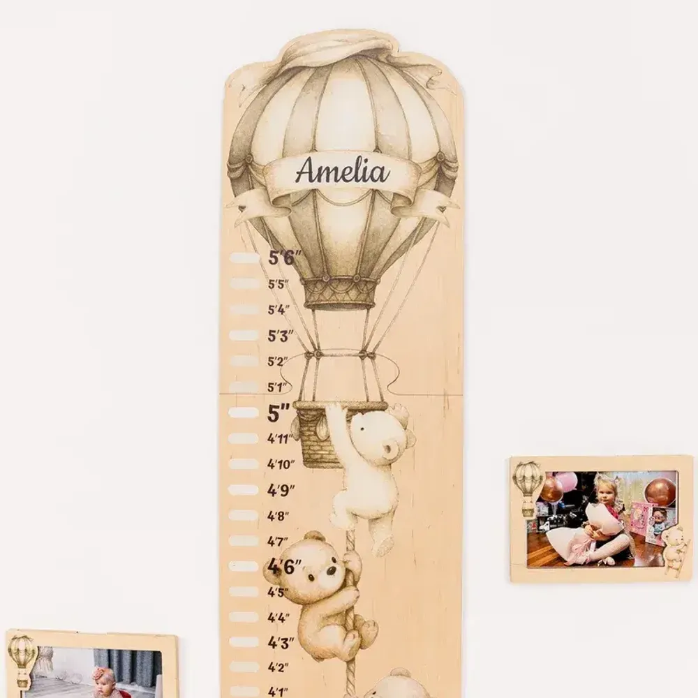 Objets déco enfant - Toise pour Enfant Ourson Teddy - ENJOY THE WOOD