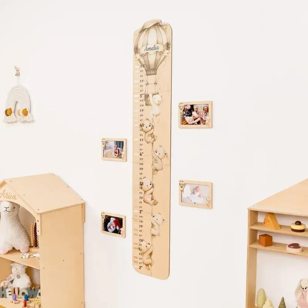 Objets déco enfant - Toise pour Enfant Ourson Teddy - ENJOY THE WOOD