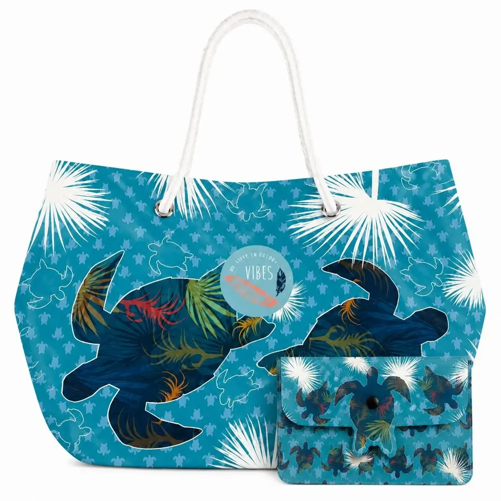 Sacs et cabas - Beach Bag Big Turtle - BEACH VIBES