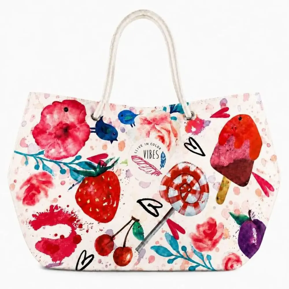 Bags and totes - Big Summer Beach Bag - BEACH VIBES