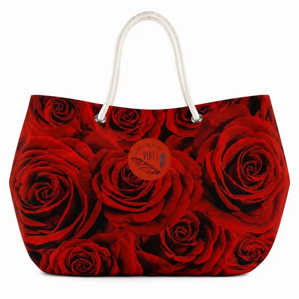 Sacs et cabas - Beach Bag Big Rosso Valentino - BEACH VIBES