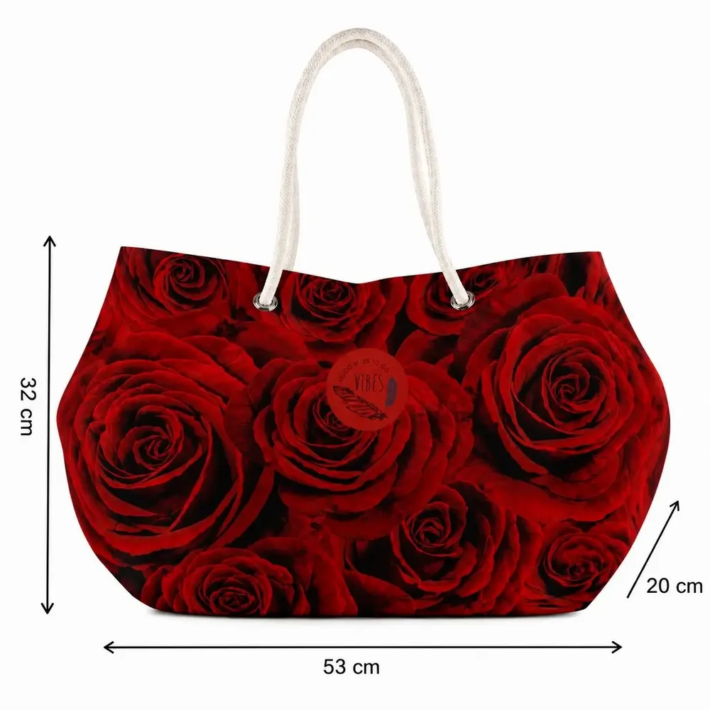 Sacs et cabas - Beach Bag Big Rosso Valentino - BEACH VIBES