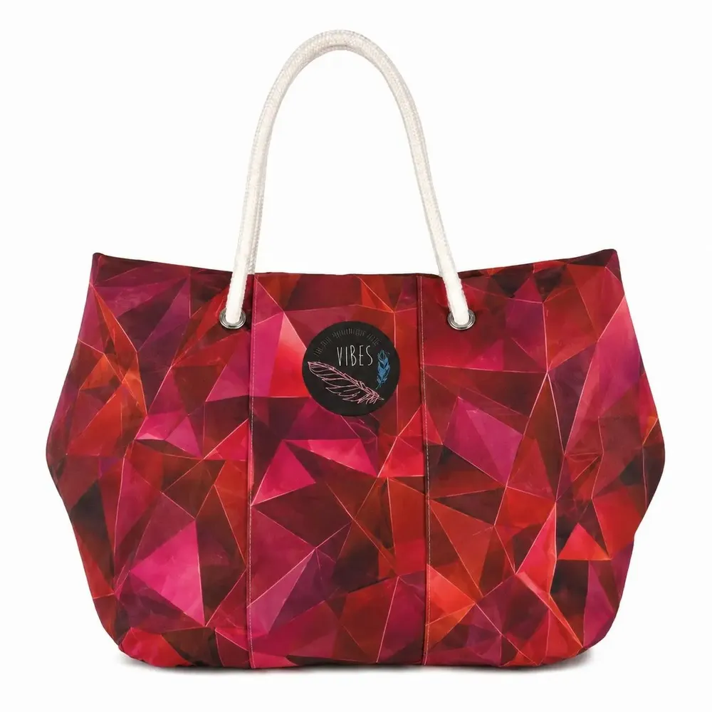 Bags and totes - Beach Bag Medium Crystal Red - BEACH VIBES