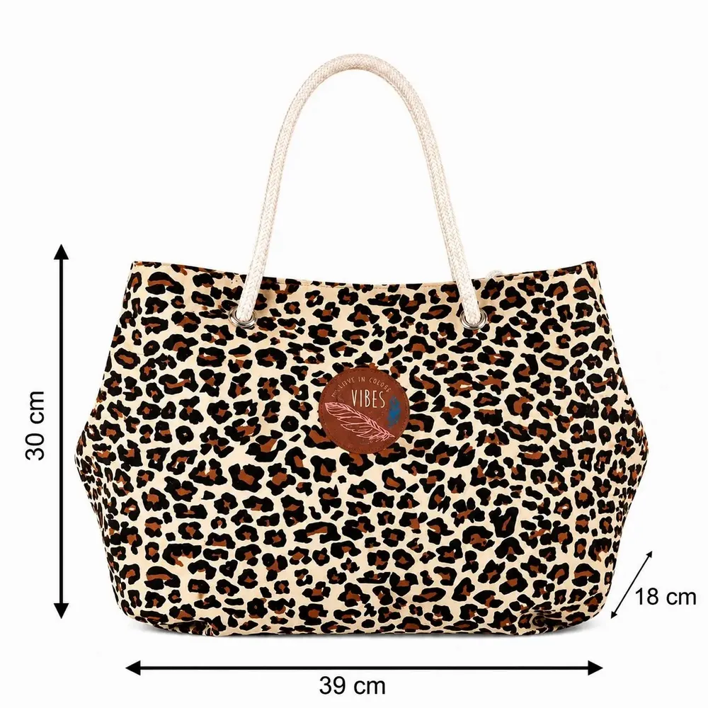 Sacs et cabas - Beach Bag Medium Ghepardo - BEACH VIBES