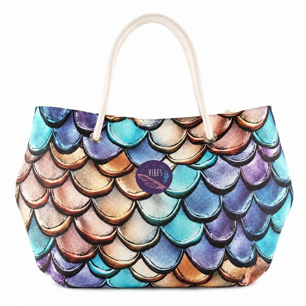 Bags and totes - Beach Bag Medium Squame Color - BEACH VIBES