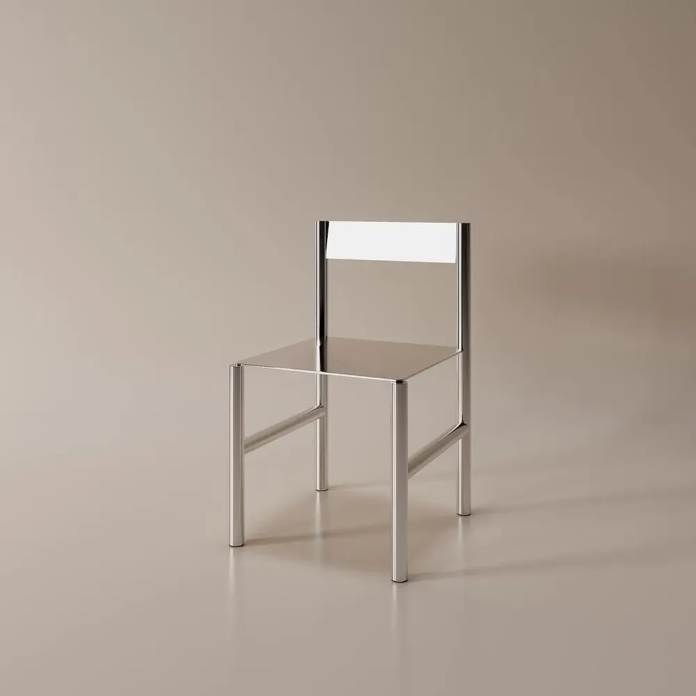 Chairs - J O H N | chair | stainless steel - NISH