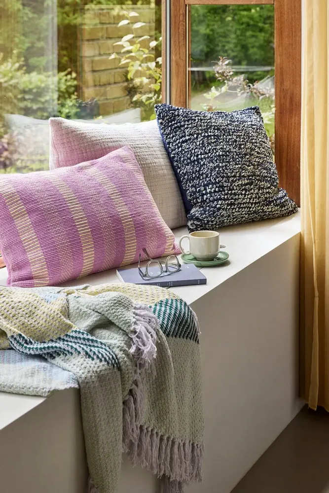 Coussins - Blend Coussin Bleu foncé - HÜBSCH