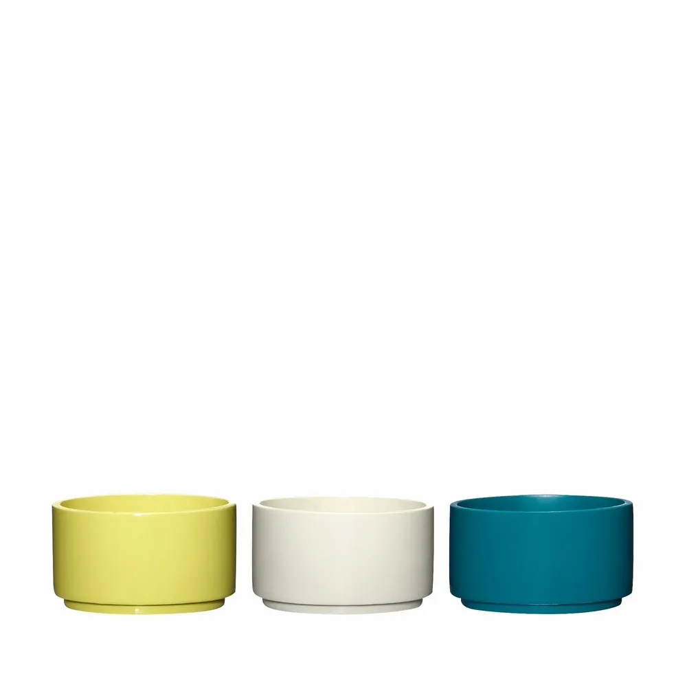 Stationery - Kanso Storage Box Multicolour (set of 3) - HÜBSCH